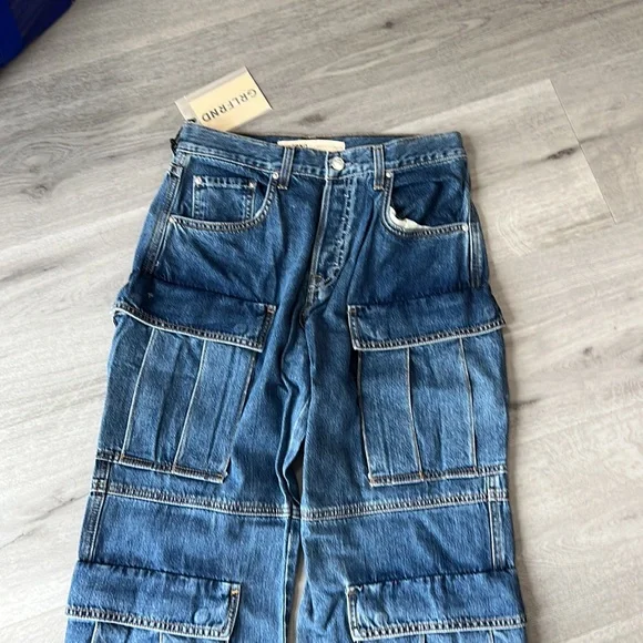 GRLFRND Lex Cargo in Rio Grande denim - Picture 4 of 11